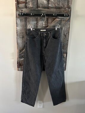 Women's Levi's Dad Jean Black Wash
